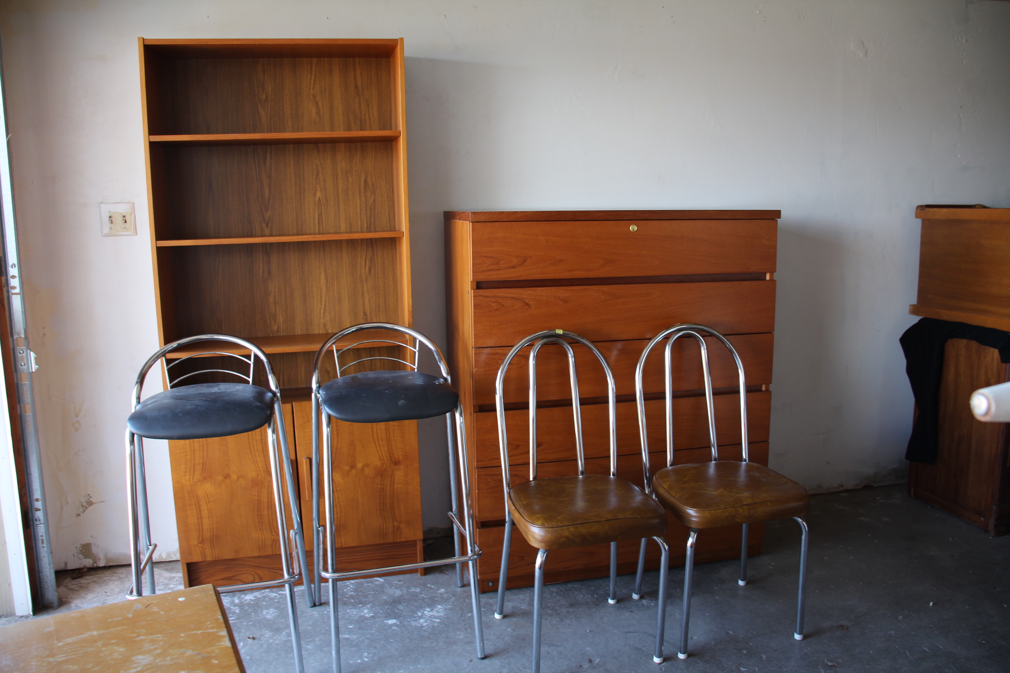 Curated vintage furniture collection