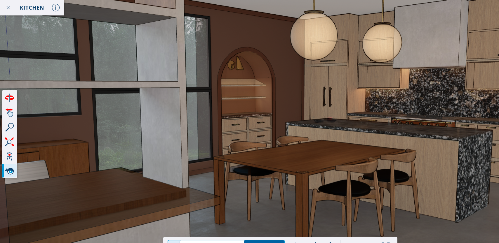 SketchUp kitchen design render